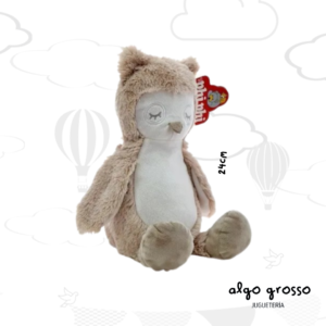 PELUCHE BUHO SETADO DE 24CM art.2647