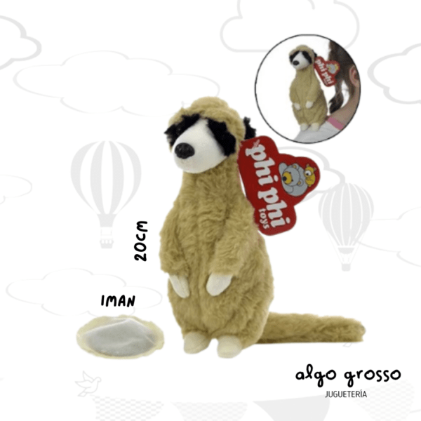 ZURICATA PARADA PELUCHE 20CM CON IMAN PARA HOMBRO art.2710