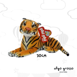 PELUCHE TIGRE ECHADO DE 30CM art.4491