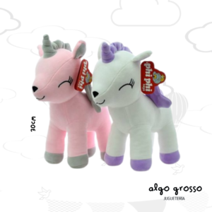 PELUCHE UNICORNIO SUAVE 30CM art.8150