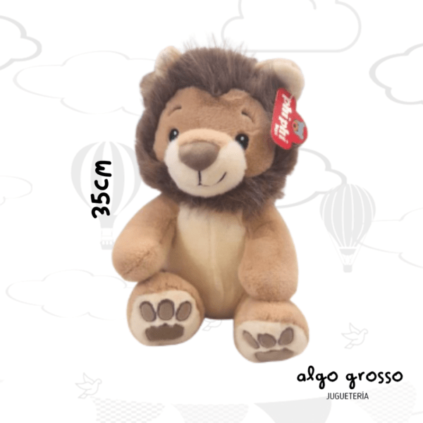 PELUCHE LEON SENTADO DE 35CM art.8221