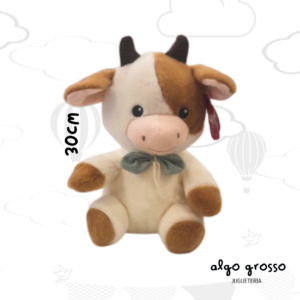 PELUCHE VACA SENTADA DE 30CM art.8230