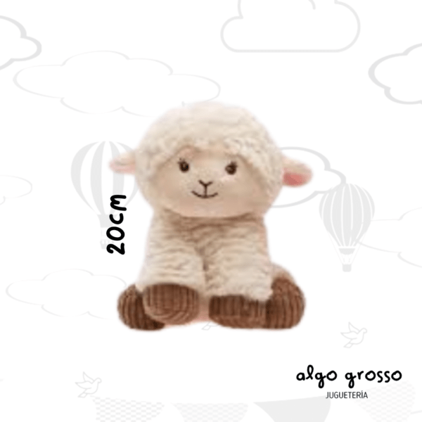 PELUCHE OVEJA SENTADA DE 20CM art.8237