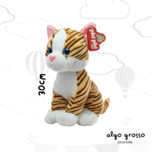 PELUCHE GATO SENTADO DE 30CM art.8239