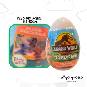 PELUCHE JURASSIC WORLD HUEVO SORPRESA art.JW068