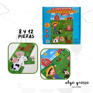 LA GRANJA ROMPECABEZAS 8 Y 12 PIEZAS art.893