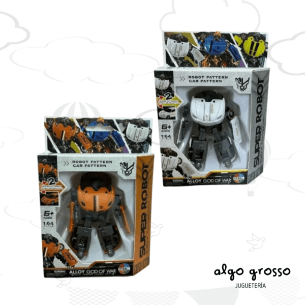 TRANSFORMER SUPER ROBOT 9CM METAL art.6547/66F-C