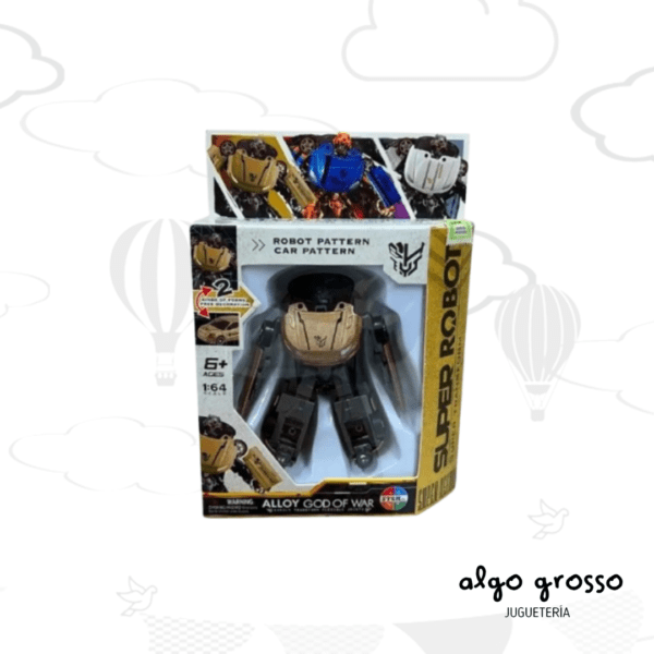 TRANSFORMER SUPER ROBOT 9CM METAL art.6549/66B-J