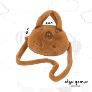 CARTERA PELUCHE CAPIBARA 30CM "ALTERNATIVO" art.PL038