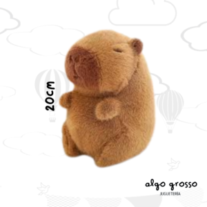 PELUCHE CAPIBARA 20CM "ALTERNATIVO"