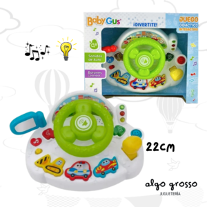 BABY GUS VOLANTE INTERACTIVO CON LUZ Y SONIDO art.53915