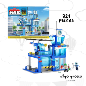 MAX ZURU BLOQUES POLICE STATION 321 PIEZAS art.7458