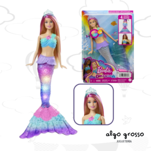 MUÑECAS BARBIE DREAMTOPIA SIRENA CON LUZ art.HDJ36