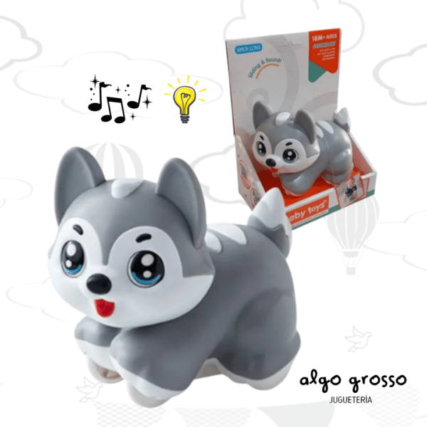 PERRITO HUSKY ARRASTRE CON SONIDO art.7029