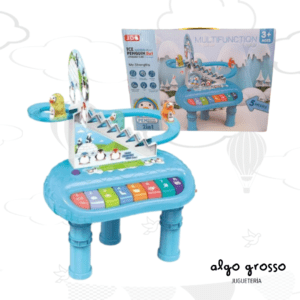 PIANO MUSICAL CON PIE PINGUINOS 2 EN 1 art.7026