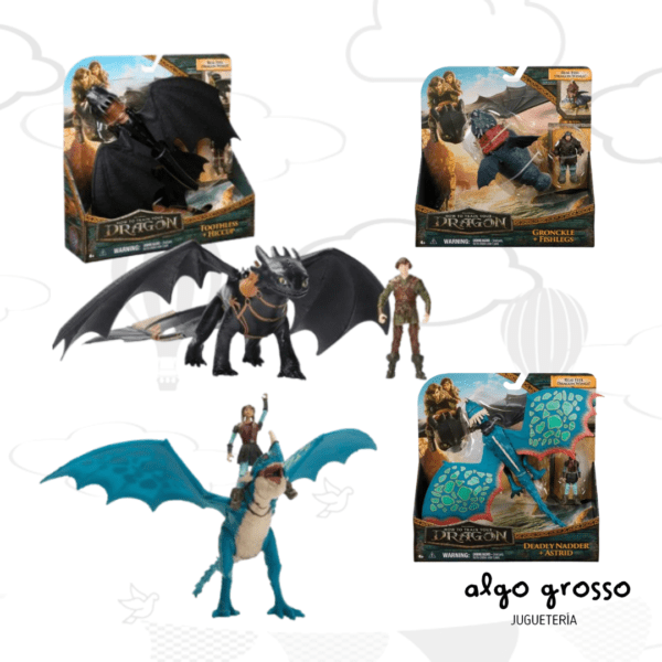 COMO ENTRENAR A TU DRAGON + FIGURA MONTABLE art.66663