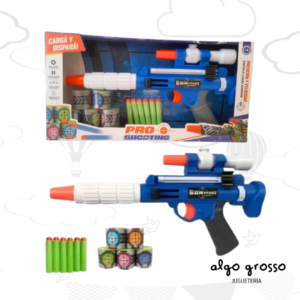 ARMA LANZA DARDOS PRO SHOOTING + ACCESORIOS art.55951