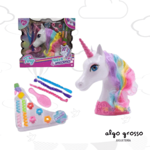 TINY CABEZA UNICORNIO PARA PEINAR art.54898