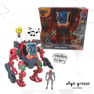 BATALLA ROBOTICA SUPER ROBOT LUZ Y SONIDO art.55961