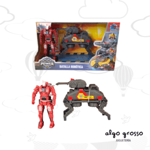 POWER ROBOT BATALLA ROBOTICA 2 FIGURAS art.55958
