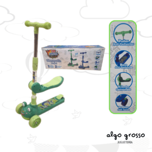MONOPATIN GO SPEED 3 EN 1 FROG CON SONIDO art.12270