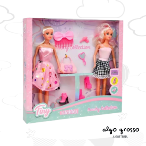 TINY FASHION SET 2 MUÑECAS + ACCESORIOS art.53410