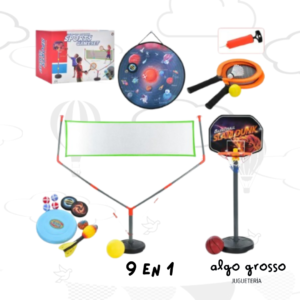SPORTS GAME SET 9 JUEGOS EN 1 art.55315
