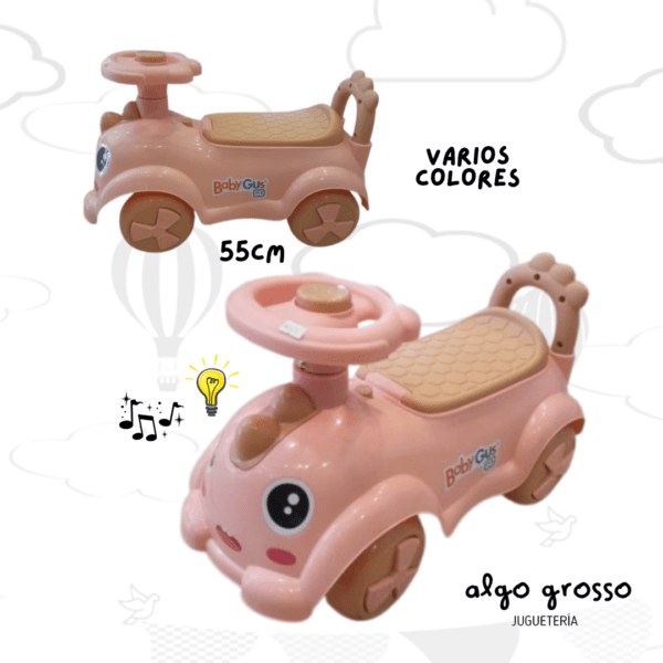 ANDARIN PATA PATA DINO BABY GUS CON LUZ Y SONIDO art.56173