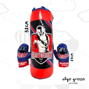 BOLSA DE BOXEO + GUANTES - EN RED art.54609
