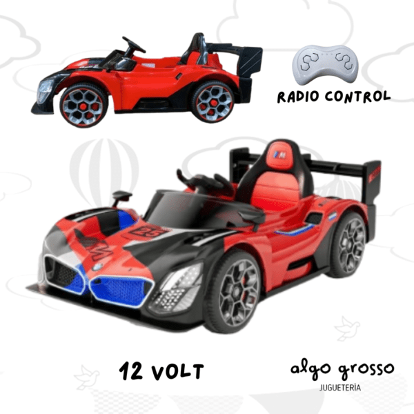 AUTO DEPORTIVO GT CARRERA 12VOLT CON RADIO CONTROL art.56254
