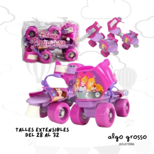PATIN CARRO 4  RUEDAS - FROZEN TALLE 28 A 32 art.12217