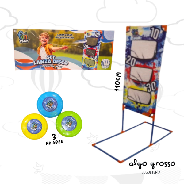 SET LANZA DISCO PUNTERIA - FUN PLAY art.56047