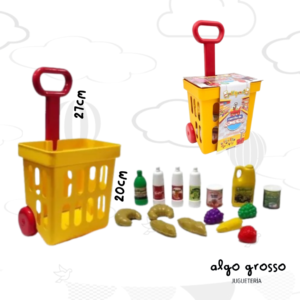 CARRITO DE COMPRAS CON ACCESORIOS - PETIT GOURMET art.2008