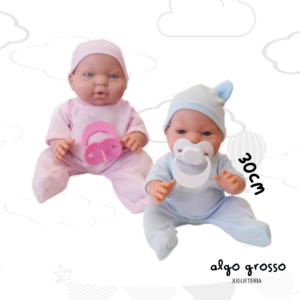 BEBOTE NINA - NINO DE  30CM CON GORRO - CASITA DE MUÑECA art.128