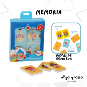 PLIM PLIM - JUEGO DE MEMORIA DE GOMA EVA art.085