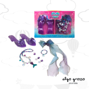 JULIANA PRINCESA SET SIRENA CON ZAPATOS art.SISJUL126