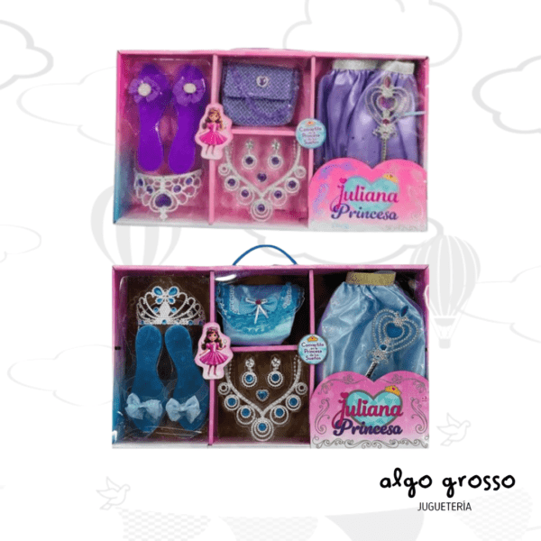JULIANA PRINCESA SET COMPLETO SUEÑOS - FANTASIA art.SISJUL129