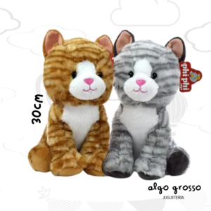 PELUCHE GATO SENTADO DE 30CM art.8190
