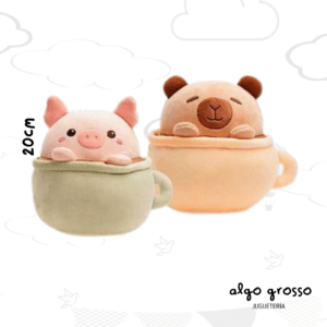 PELUCHE ANIMALES SPANDEX TAZA art.8250