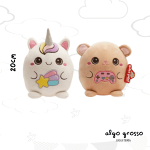 PELUCHE ANIMALES SPANDEX REDONDO art.8252