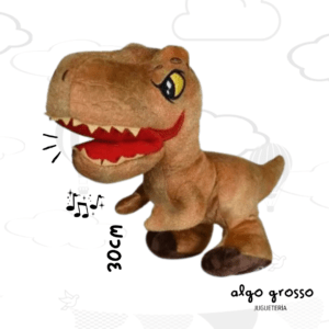 PELUCHE JURASSIC WORLD T-REX DE 30CM CON SONIDO art.JW061