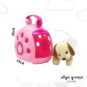 VALIJA CANIL + MASCOTA DE PELUCHE art.236C