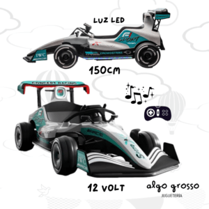 AUTO F1 A BATERIA 12VOLT CON RADIO CONTROL - ESCUDERIAS art.3381/3383