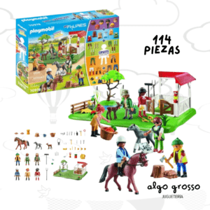 PLAYMOBIL MY FIGURES RANCHO DE CABALLOS art.70978