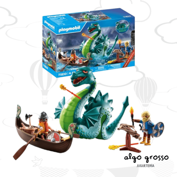 PLAYMOBIL VIKINGOS + MONSTRUO MARINO art.71830