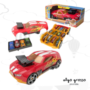 HOT WHEELS 2 EN 1 AUTO Y ESTUCHE GUARDA 15 AUTOS art.HWCC15
