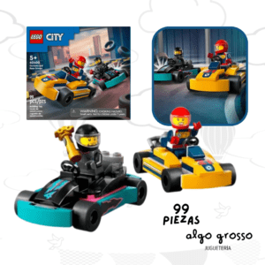 LEGO CITY GO KARTS Y PILOTO 99 PIS ART.60400