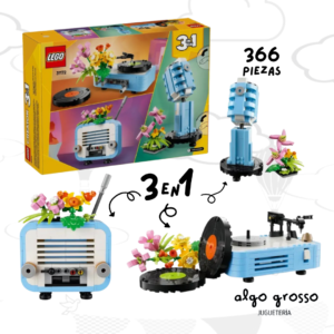LEGO CREATOR 3EN1 TOCADISCOS 366 PIEZAS art.31172