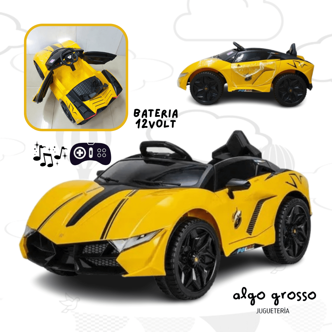 AUTO DEPORTIVO SPEED BATERIA 12VOLT + RADIO CONTROL art.56251