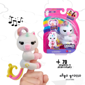 FINGERLINGS UNICORNIO BLANCO INTERACTIVO art.3112